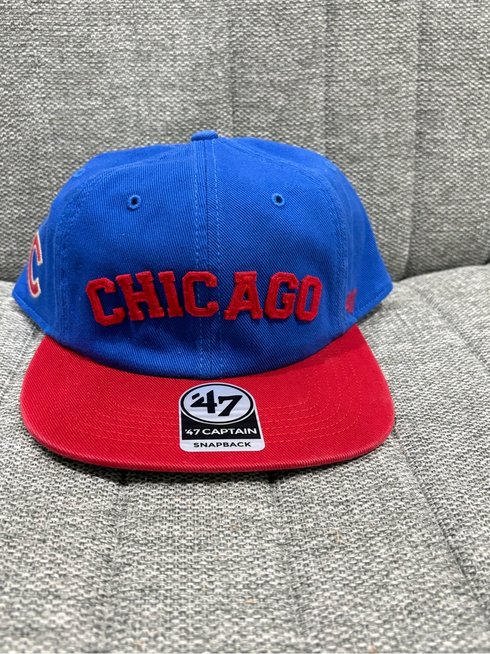 47 Chicago cubs Blue and Red Snapback Hat
